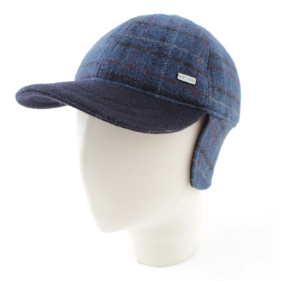 Мъжка вълнена бейзболна шапка с наушник HatYou CP4078, Син