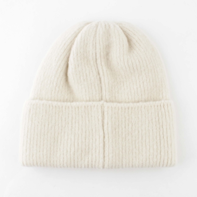 Дамска плетена шапка с високо съдържание на вълна HatYou CP3103, Екрю