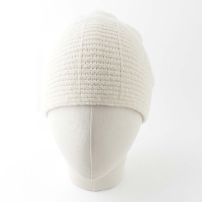 Дамска плетена шапка с високо съдържание на вълна HatYou CP2954, Екрю