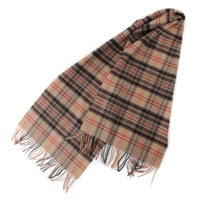 Вълнен шал Ma.Al.Bi. MAB105 51/400, 37х180 см, Бежов