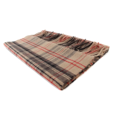 Вълнен шал Ma.Al.Bi. MAB105 51/400, 37х180 см, Бежов