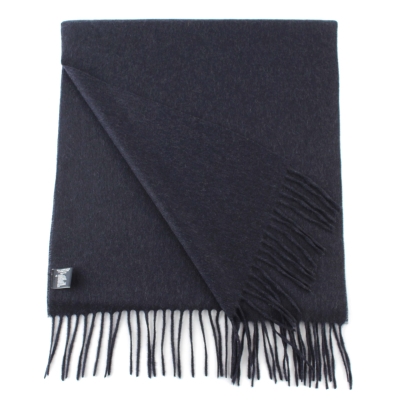 Кашмирен шал Ma.Al.Bi. MAB813 70A/19, 37х180 см, Тъмносин меланж