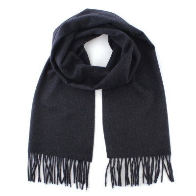 Кашмирен шал Ma.Al.Bi. MAB813 70A/19, 37х180 см, Тъмносин меланж