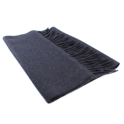 Кашмирен шал Ma.Al.Bi. MAB813 70A/19, 37х180 см, Тъмносин меланж