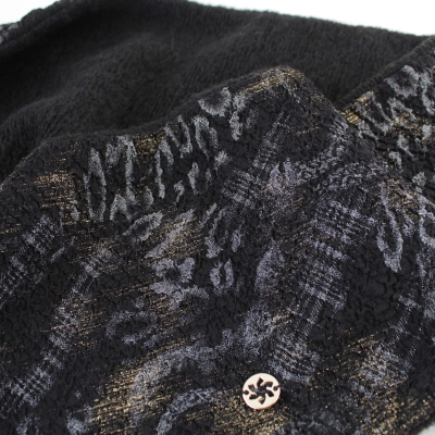 Комплект шапка и кръгъл шал Granadilla  JG5319&JG5320, Черен