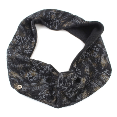 Комплект шапка и кръгъл шал Granadilla  JG5319&JG5320, Черен