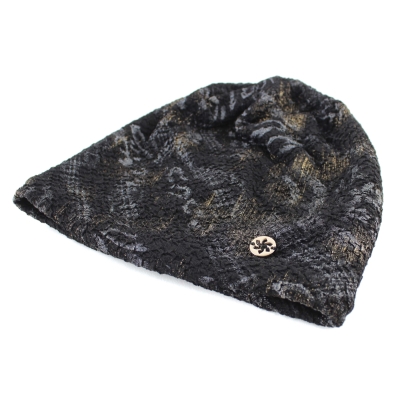 Комплект шапка и кръгъл шал Granadilla  JG5319&JG5320, Черен