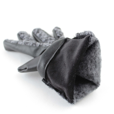 Дамски ръкавици JailJam JA4682, Сив/черен