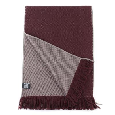 Вълнен шал Ma.Al.Bi. MAB141 12/6, 30х180 см, Бордо