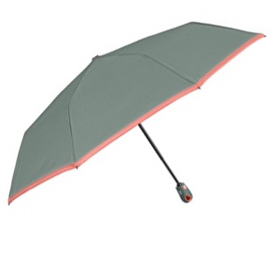 Ladies' Automatic Open-Close Umbrella Perletti Technology 21808, Grey-Green