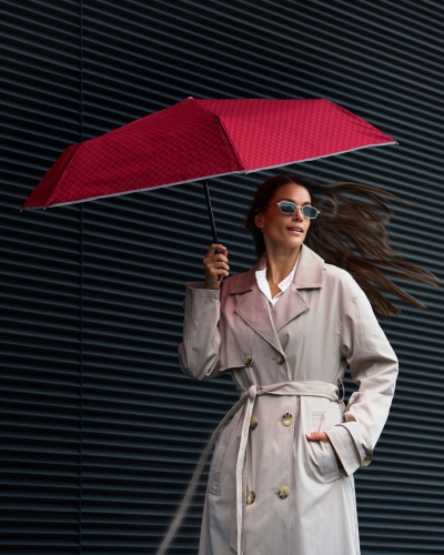 Ladies' flat automatic Open-Close umbrella Perletti Technology 21725