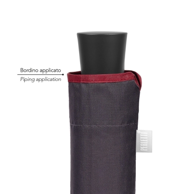 Men’s Foldable Manual Umbrella | Perletti Time 26392 | Dark Grey