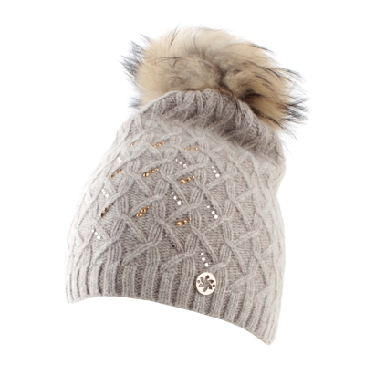 Дамска плетена шапка Granadilla JG5332, Бежов