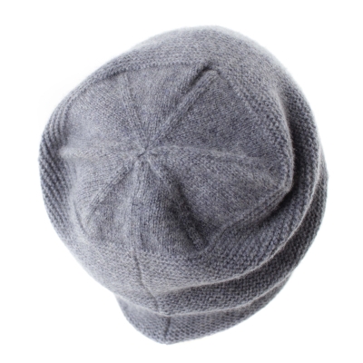 Комплект шал и шапка от кашмир Granadilla  JG5140&5256, Сив