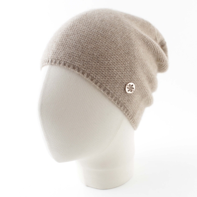 Комплект шал и шапка от кашмир Granadilla  JG5140&5256, Бежов