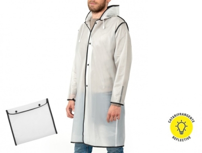 Unisex rain poncho Perletti Travel | EVA material | 3 sizes