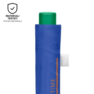 Дамски ултралек сгъваем ръчен чадър Extra Slim | Perletti Time | Син