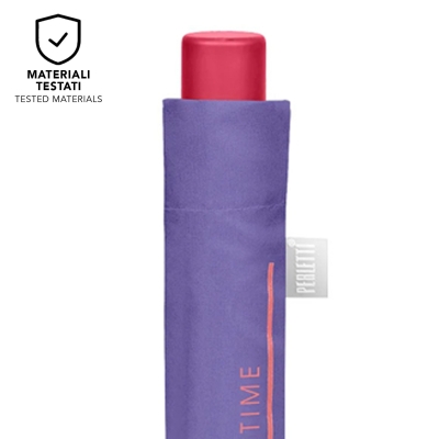 Дамски ултралек сгъваем ръчен чадър Extra Slim | Perletti Time | Лилав