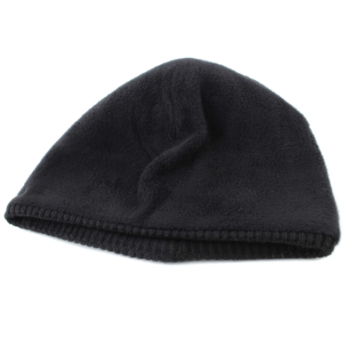 Дамска зимна плетена шапка с естествен помпон Granadilla | Черна