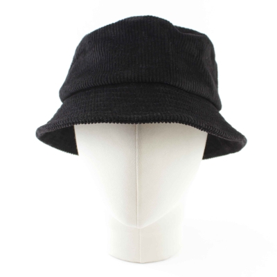 Рибарска шапка от памучно кадифе HatYou | Черна