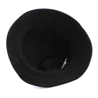 Рибарска шапка от памучно кадифе HatYou | Черна