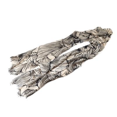 Eșarfă mare și fină din bambus HatYou, 70×190 cm | Bej