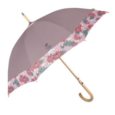 Umbrelă de golf automată pentru femei Perletti Green 19159, Lotus/ Bej