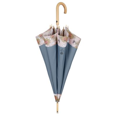 Umbrelă de golf automată pentru femei Perletti Green 19159, Lotus/ Albastru Pastel