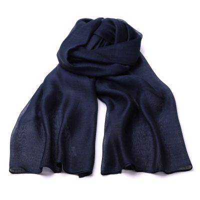 Eșarfă vaporoasă din modal și mătase HatYou, 80×180 cm | Bej crem