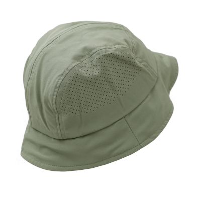 Pălărie de vară tip bucket pentru bărbați, din microfibră, cu protecție UV MESS | Verde