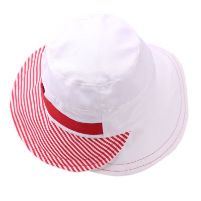 Women's Summer Cotton Bucket Hat Granadilla | Red