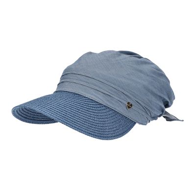 Women's Summer Cotton Visor Hat HatYou | Denim