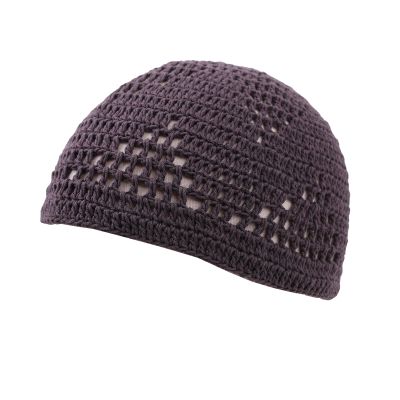 Лятна памучна шапка тип crochet Mirella Milani | Едноцветна