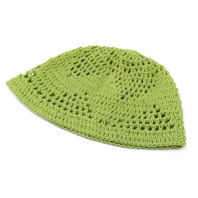Лятна памучна шапка тип crochet Mirella Milani | Едноцветна