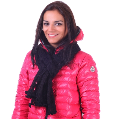 Дамски плетен шал Pulcra Consuelo, Черен